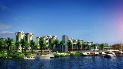 海南东方壹号华府鸟瞰图